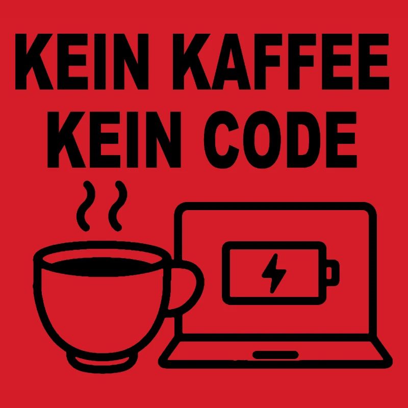 Kein Kaffee Kein Code – Funny Programmer Design