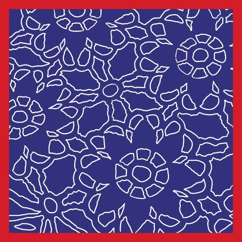 Linear Christmas geometric pattern