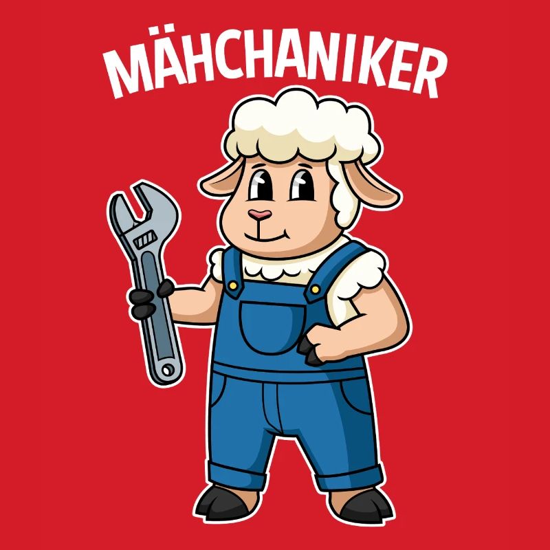 Mechatronics engineer car mechanic technician sheep