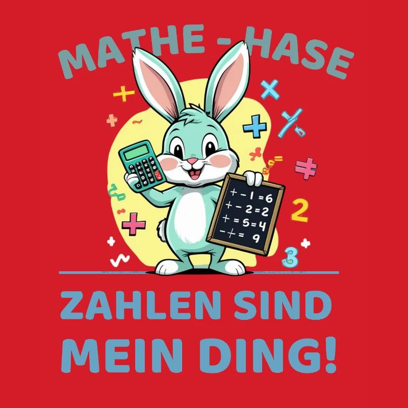 Math bunny with calculation task