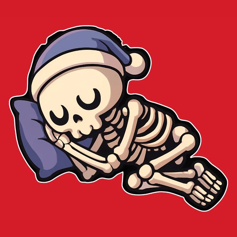 Cute bone sleeper with sleepy cap