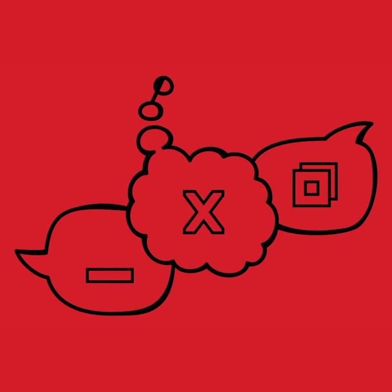 Computer speech bubbles