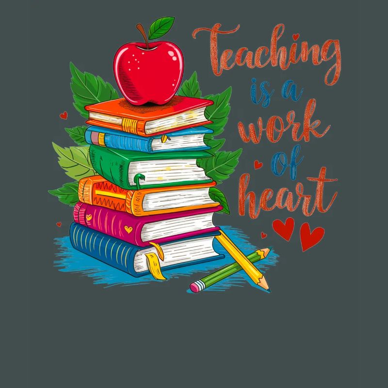 Enseignant Bokstack et Hjärta