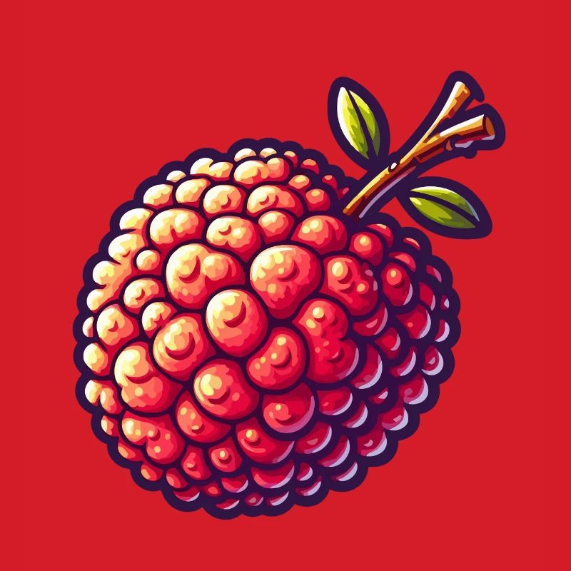 Lychee Pop Art Red