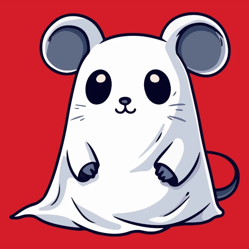 Mouse Halloween Ghost