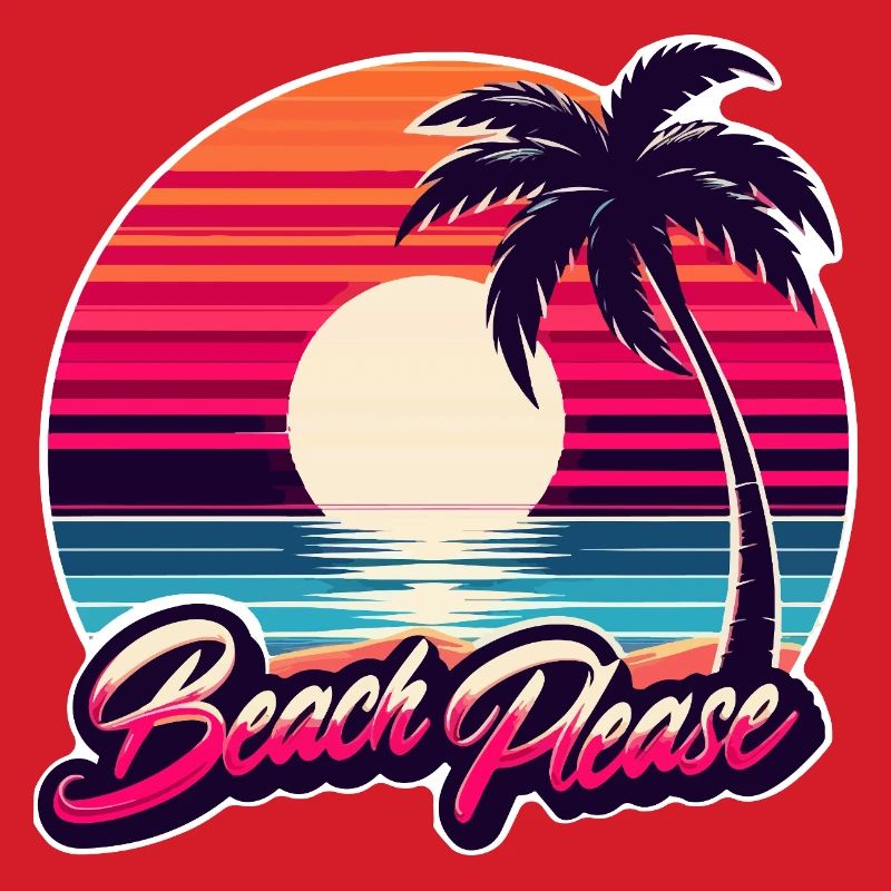 Coucher de soleil plage Beach Please