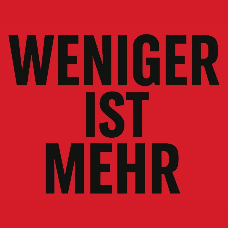 Moins c’est plus de conception typographique