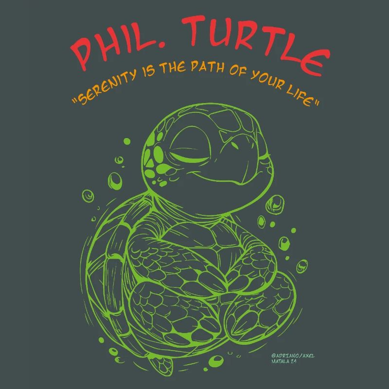Phil Turtle Zen Path Tee