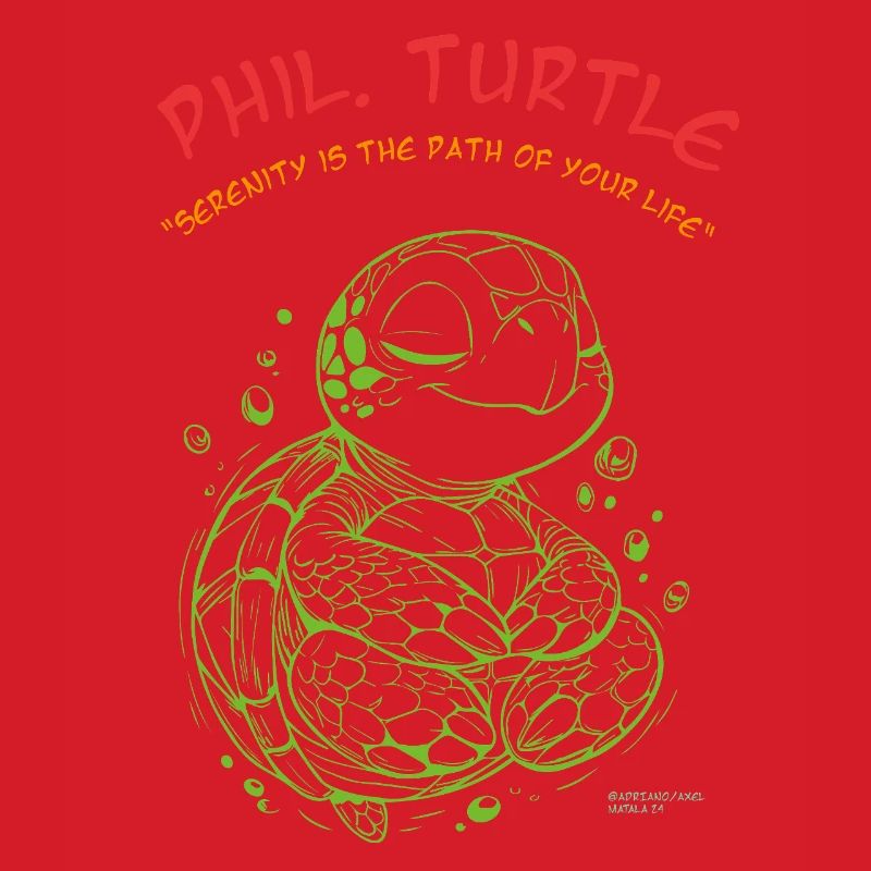 Phil Turtle Zen Path Tee