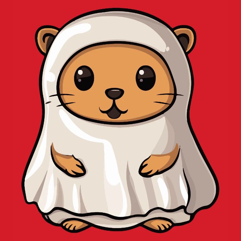Beaver Halloween Ghost