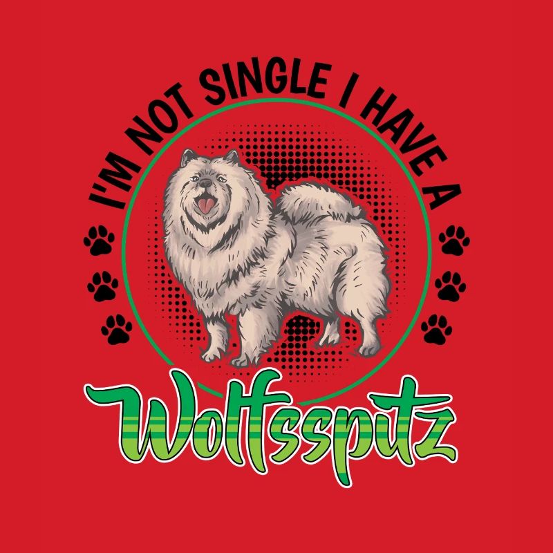 Wolfspitz not single German Wolfspitz
