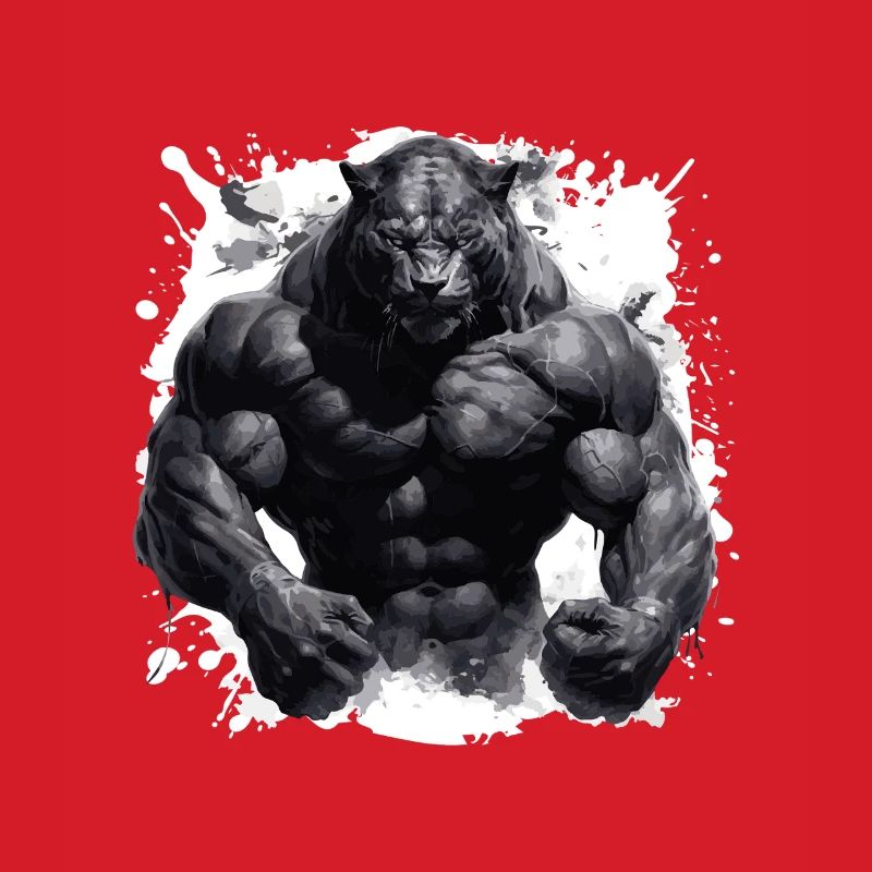 Leopard Muscles Bodybuilding Beast