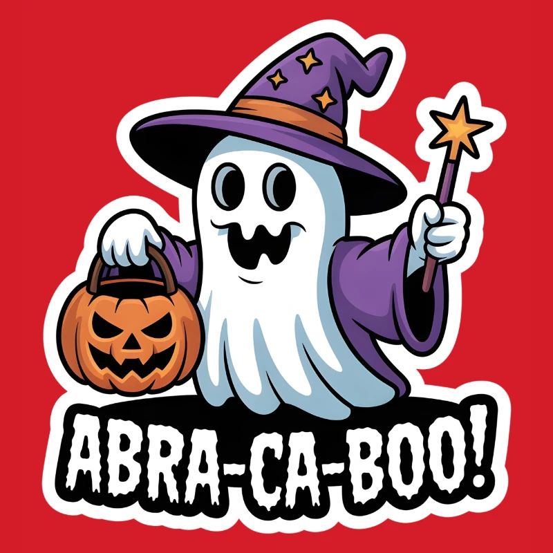 Wizard Boo – Spooky Cute Halloween Ghost wand
