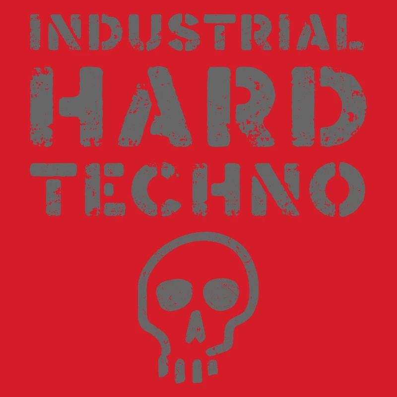 Industrial Hard Techno Totenschädel