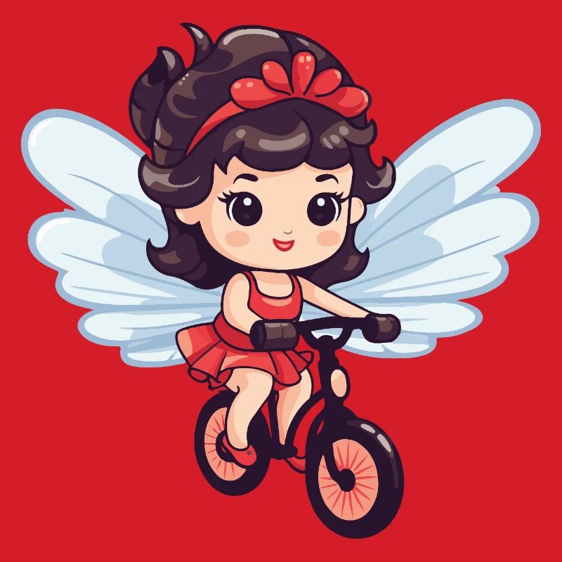 Fairy Cute Bicycle Comic