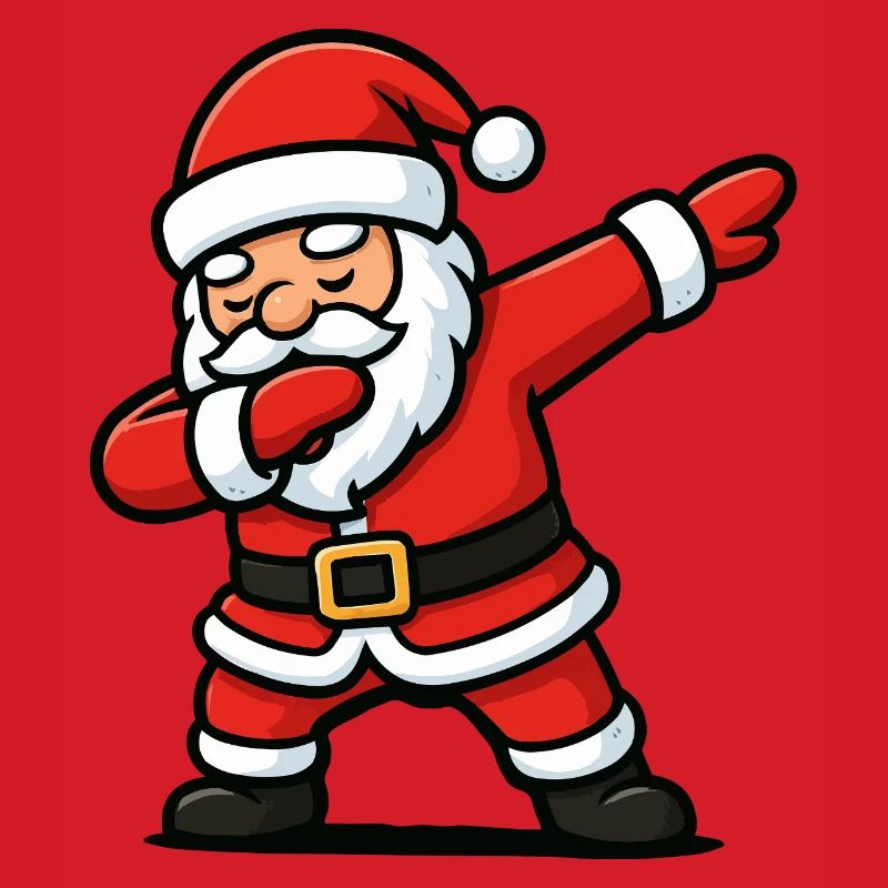 Santa Dab Dancing Comic