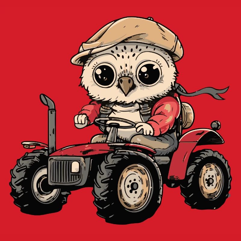 Eule Traktor Farmer
