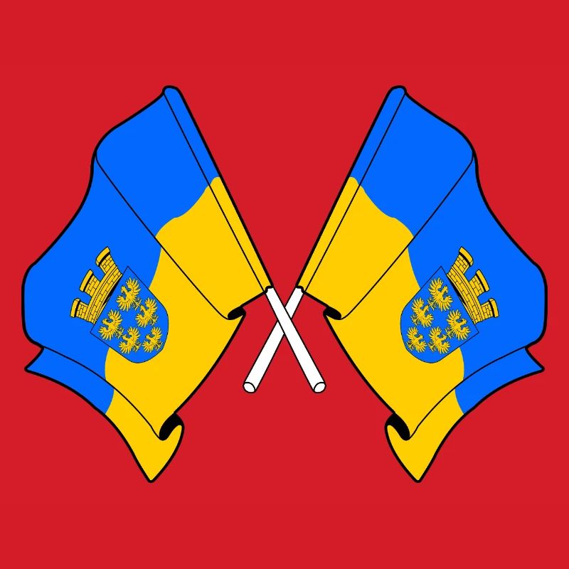 Lower Austria Crossed Flags