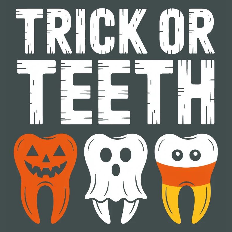 Trick oder Teeth Halloween-T-Shirt