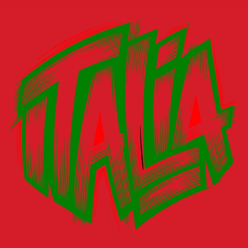 Italia Graffiti green-red