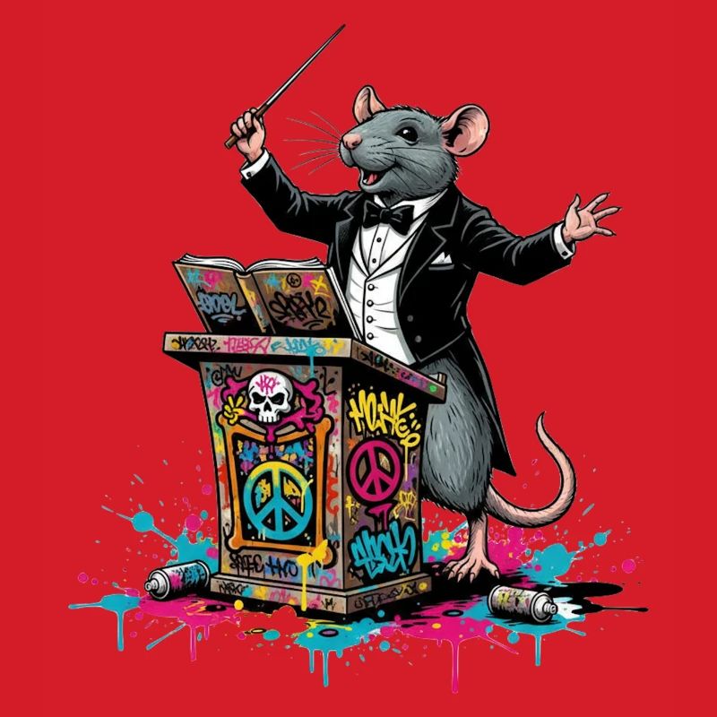 Dirigent | Graffiti-Ratten-DJ Gala
