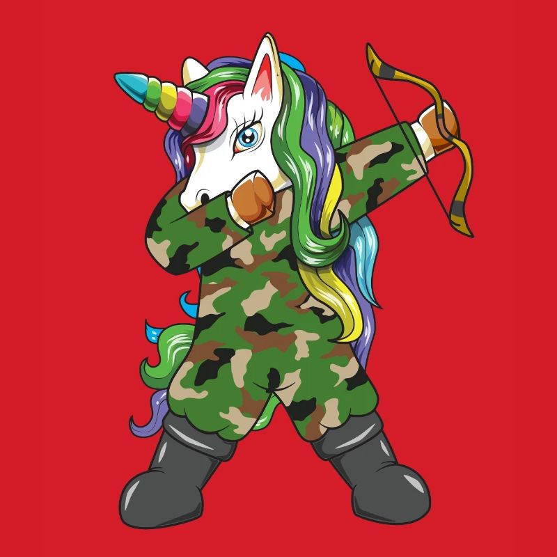 Dabbing: Einhornjäger, Tarnung, Bogenschütze, Bogenjäger, Bogenjäger,