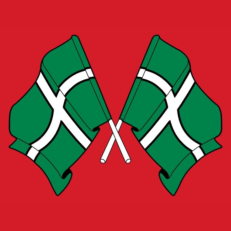 Devon Crossed Flags