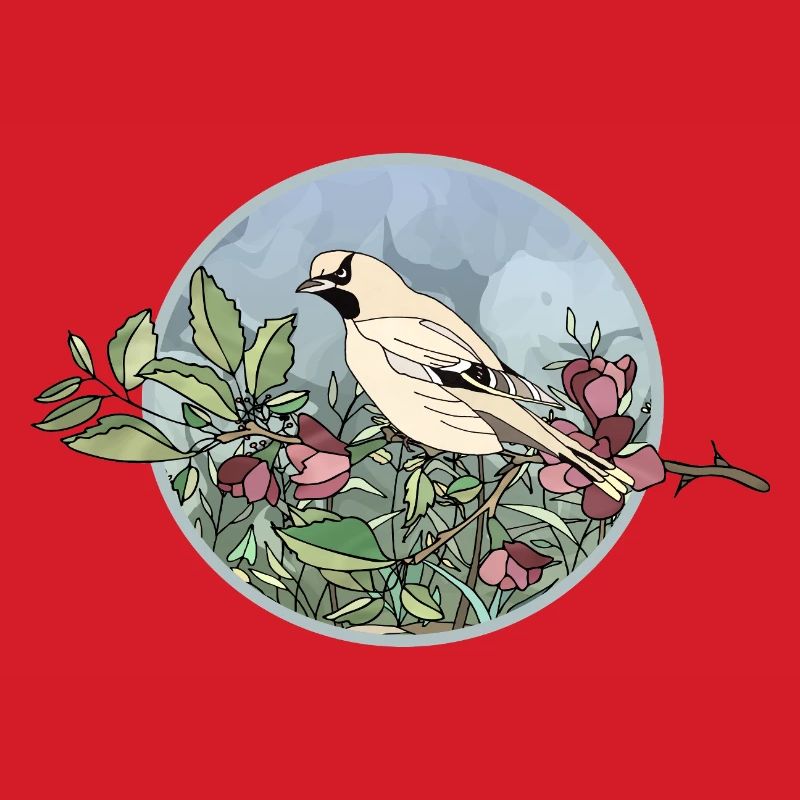 Bunter Vogel