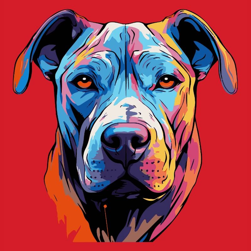 Dog Comic Pop Art