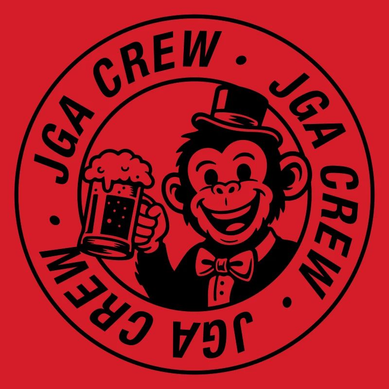 Bachelor Crew Monkey Bachelor Party