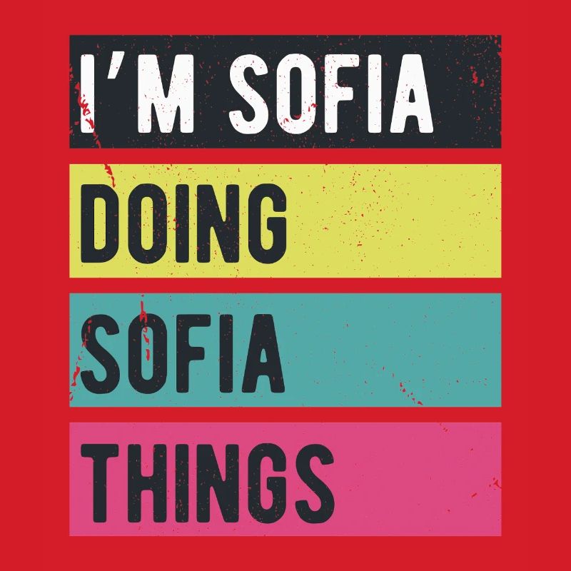 I’m Sofia Doing Sofia Things Retro Colors