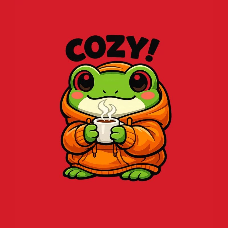 Sweat à capuche Pullover Grenouille Douillet