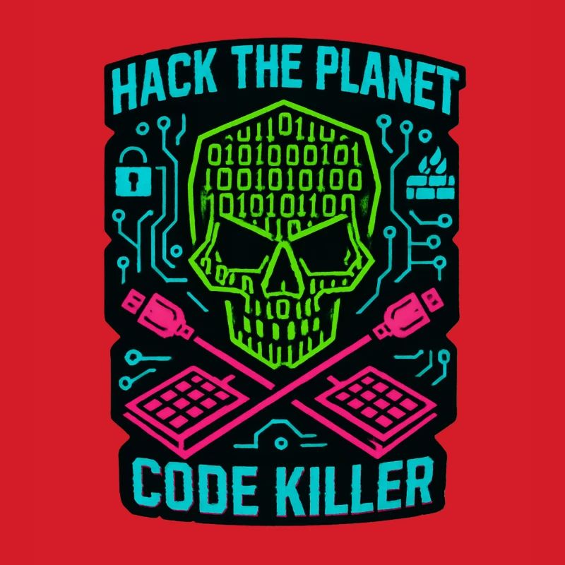 Hack the Planet Code Killer – Cybersicherheit