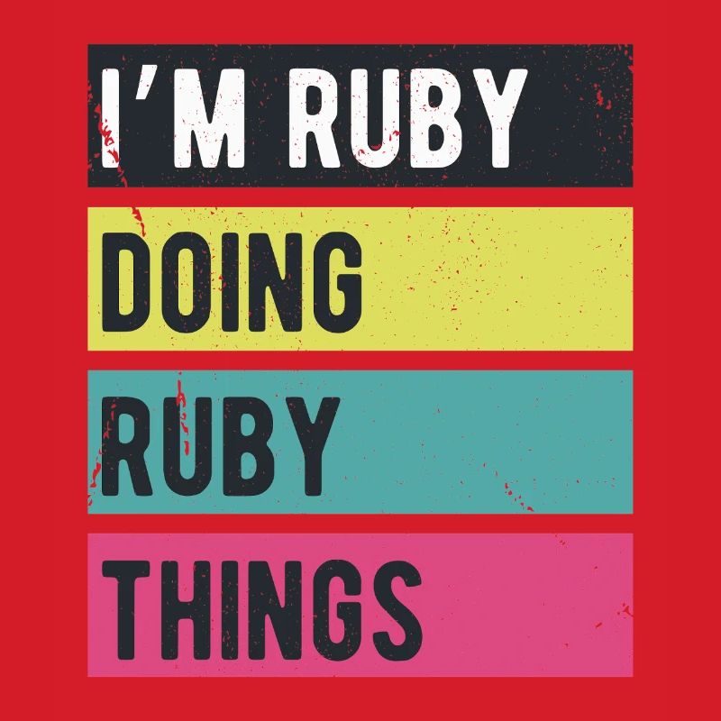 Ich bin Ruby und mache Rubin-Dinge in Retro-Farben