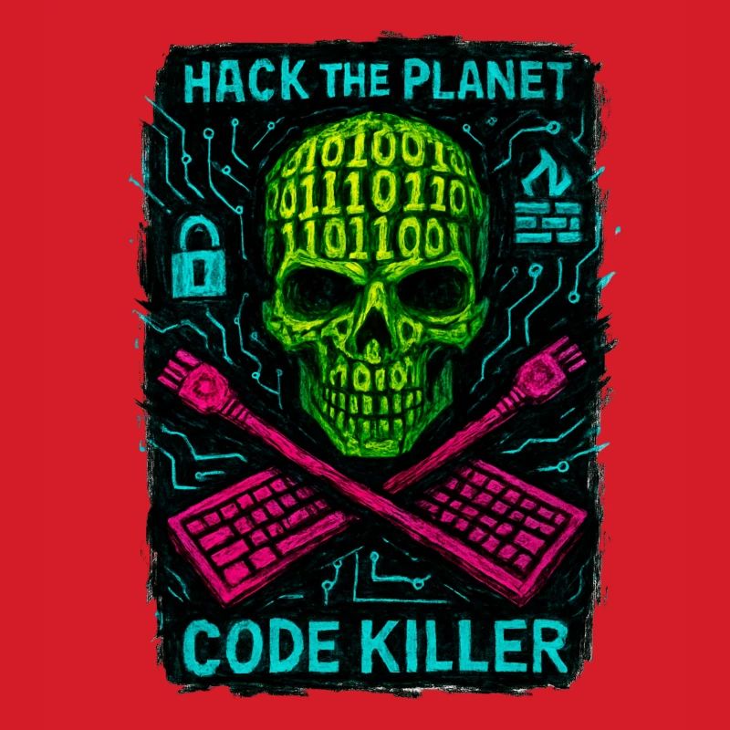 Hack the Planet Code Killer - Cybersécurité