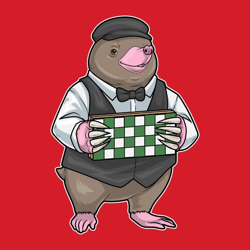 Mole Chessboard Chess Board Game