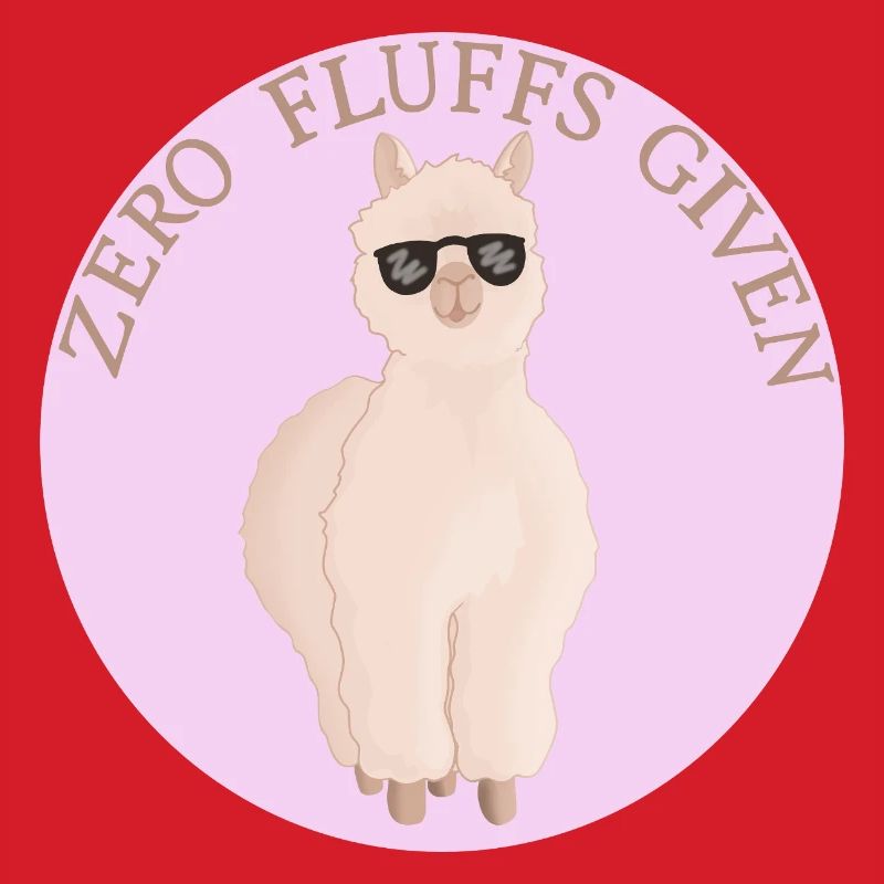 Fluffy alpaca