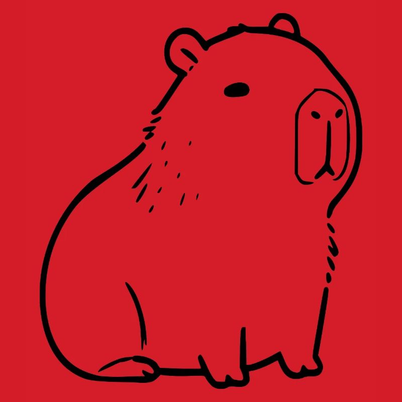 Capybara capybara black
