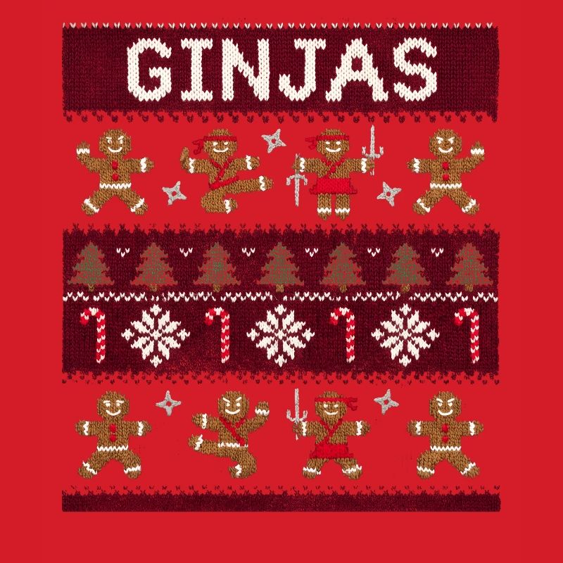 Ginjas Lebkuchen-Weihnachtspullover