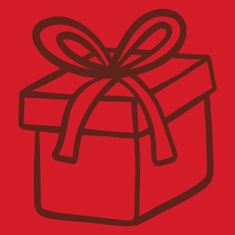 Rustic Hand-Drawn Gift Box