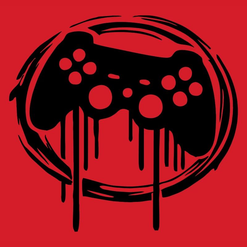 Gaming Controller Circle Pattern