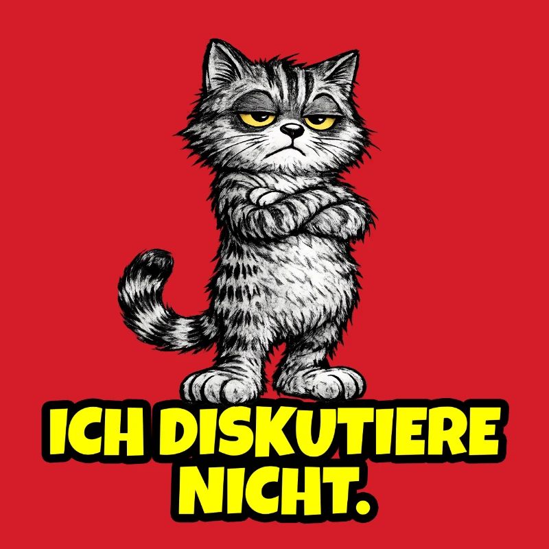 Ich diskutiere nicht. – Grumpy Katze (CAT)