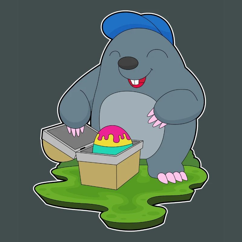 Mole Easter Easter Egg