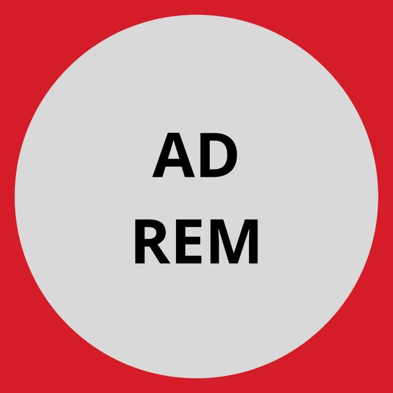 Gray Circle Emblem Text