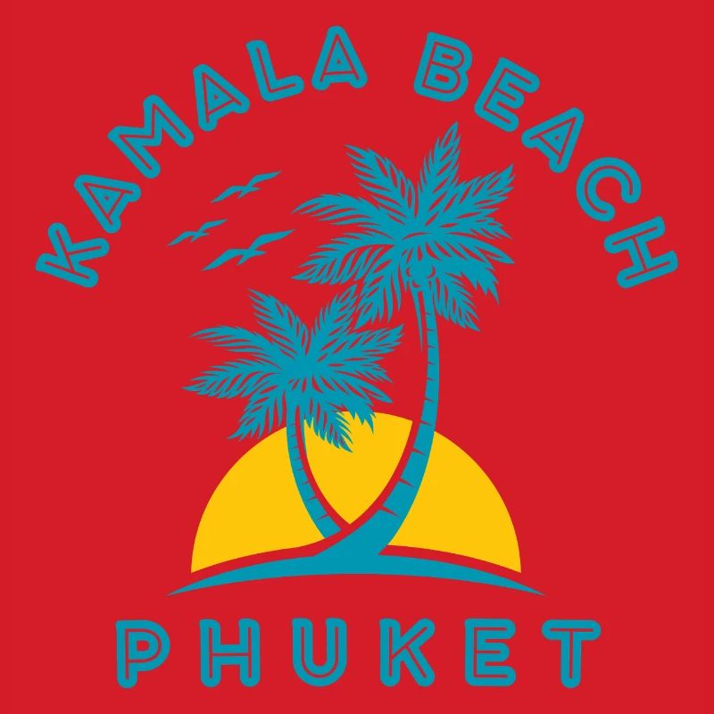 Kamala Beach Phuket Sunset Palm
