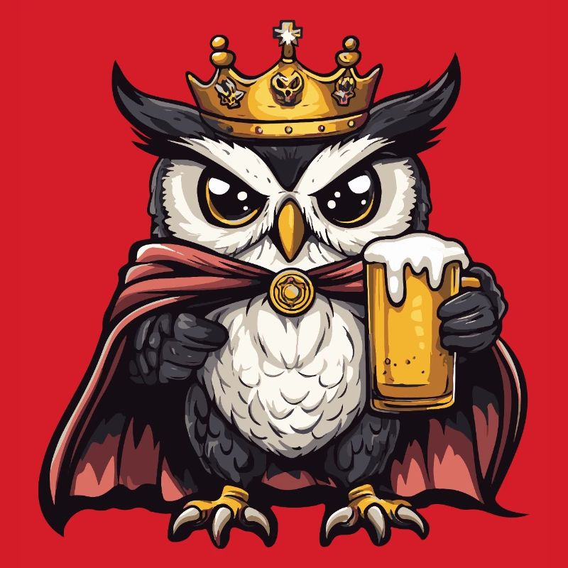 Eule Bier König