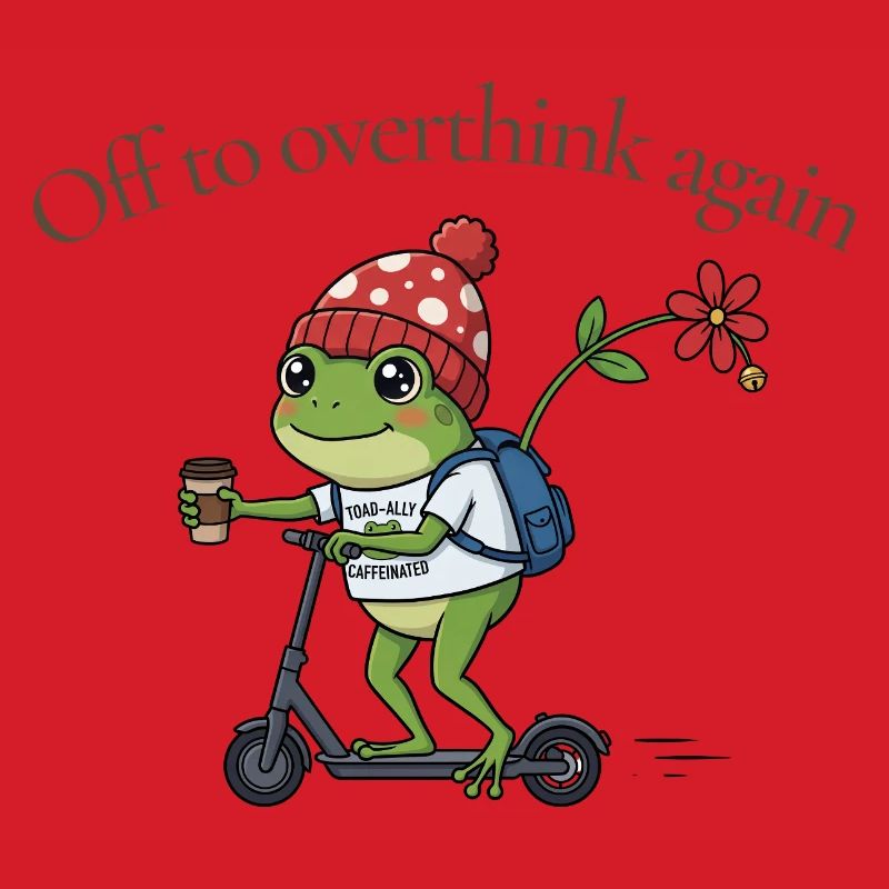 Toad-ally caffeinated frog