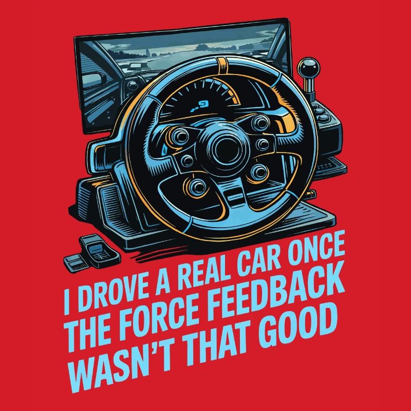 Ich bin einmal ein echtes Auto gefahren, das Force