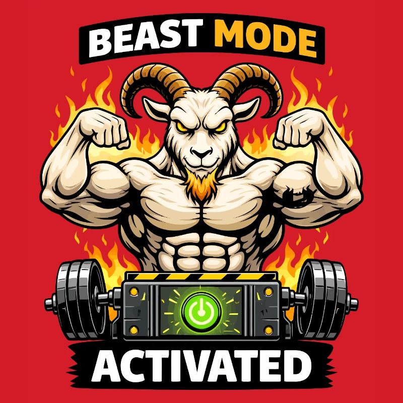 Focus Mode Activated Goat