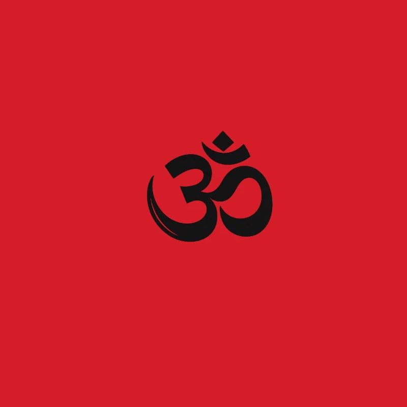 Om Minimalist Silhouette